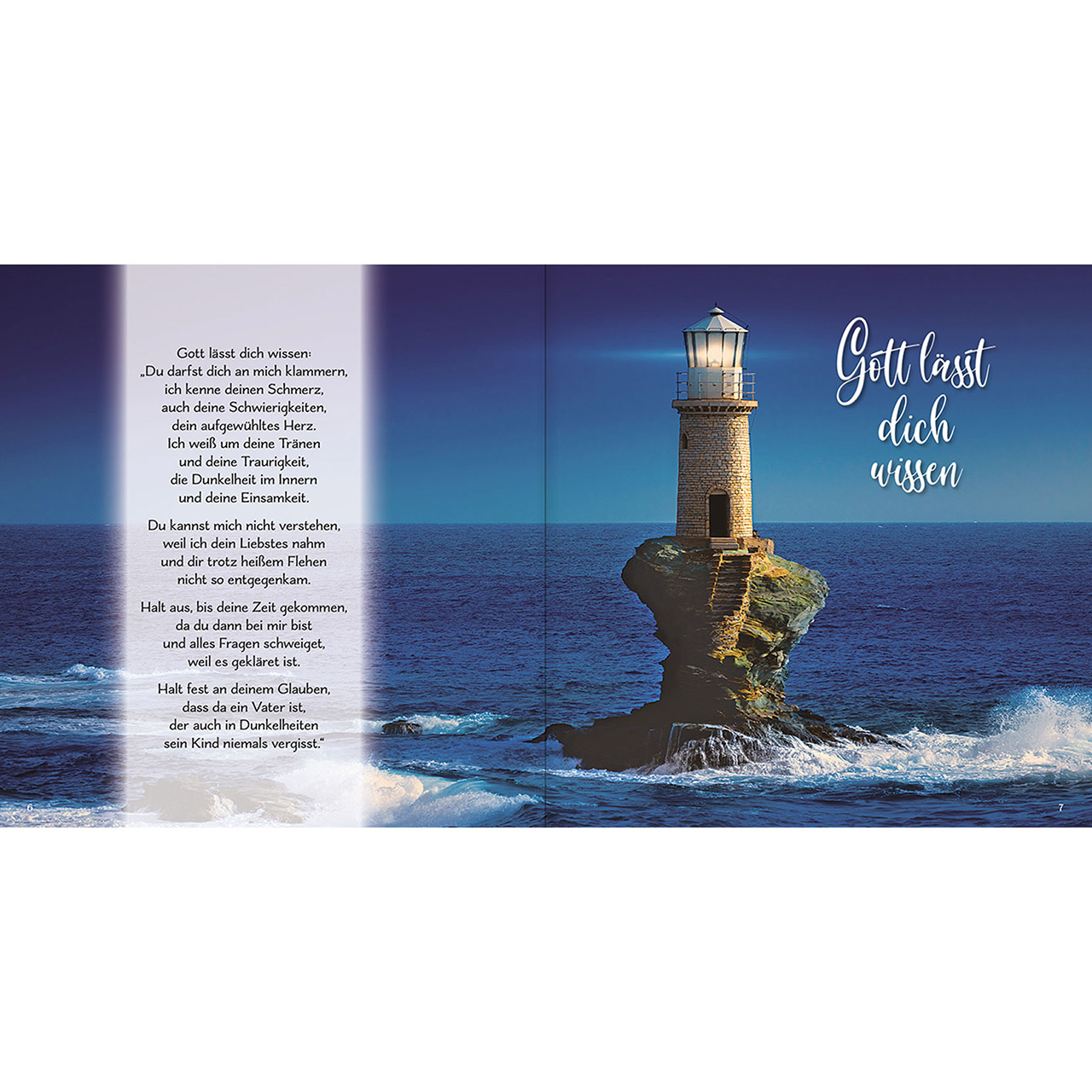 Geschenkbuch - Bist du auch fort, die Liebe bleibt - Laterne Kerze Rose