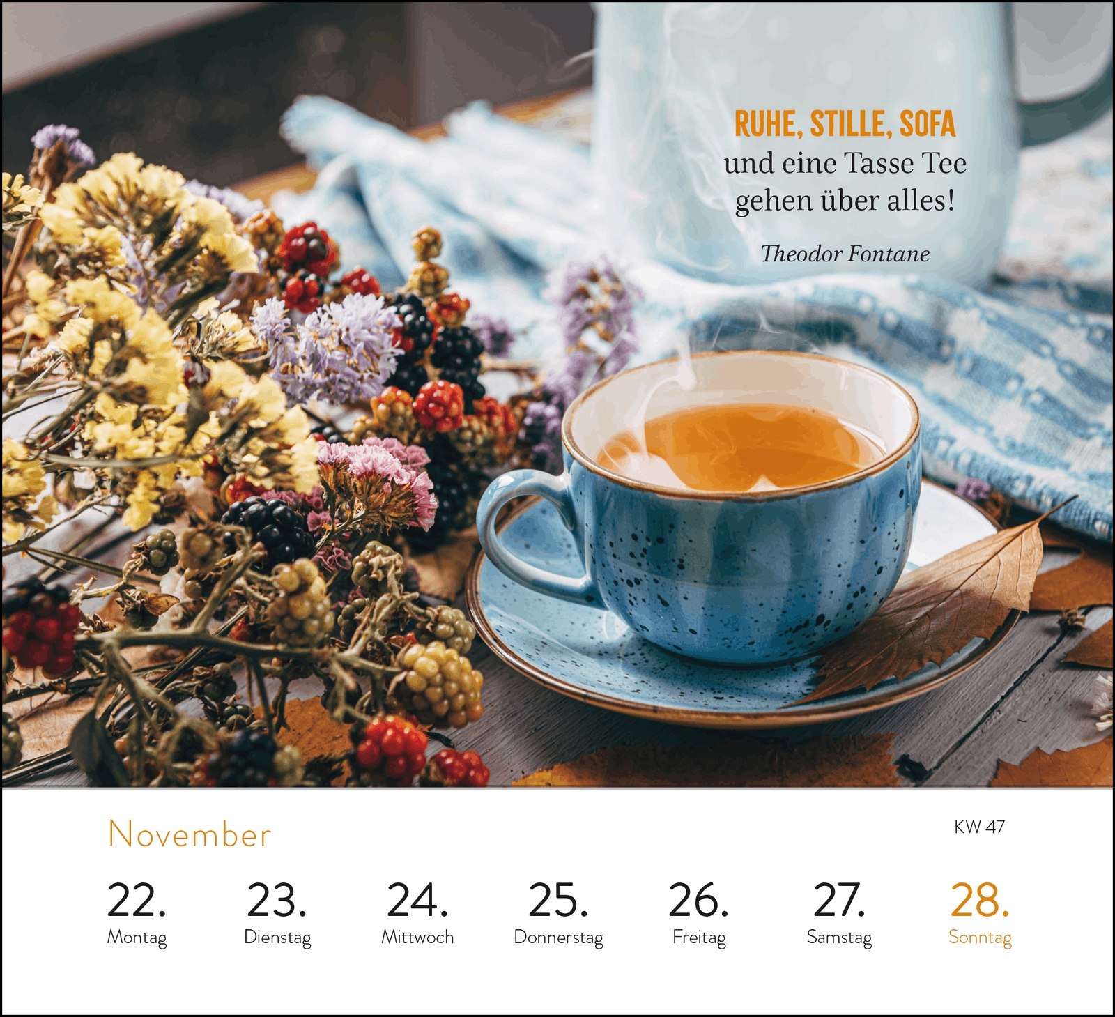Aufstellkalender - Glücksmomente für jeden Tag 2027
