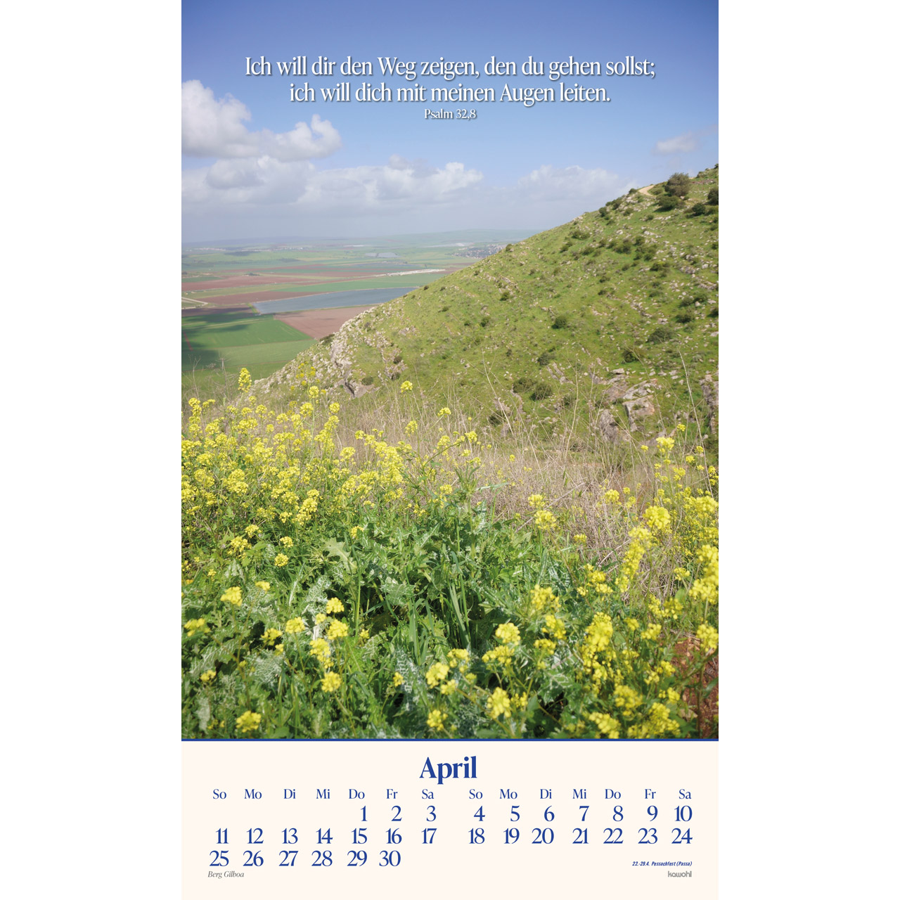 Posterkalender - Das Heilige Land 2027