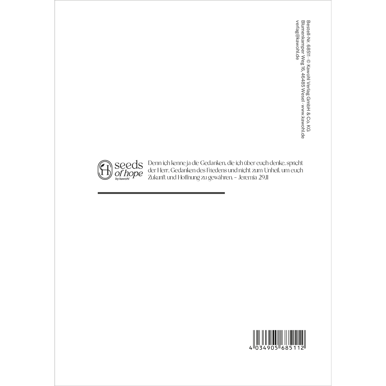 Postkarten - Zukunft & Hoffnung