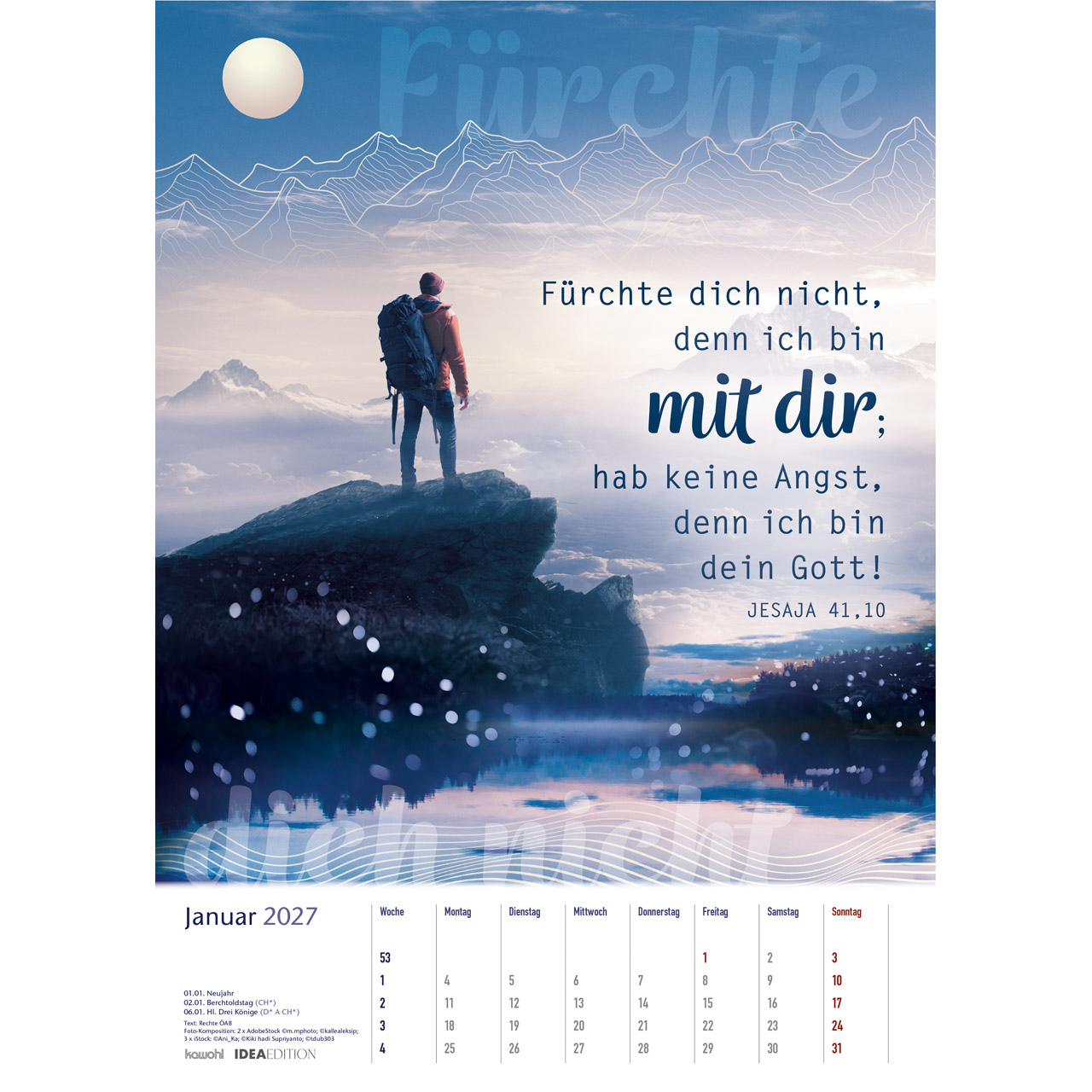 Posterkalender - Auf seinem Weg 2027