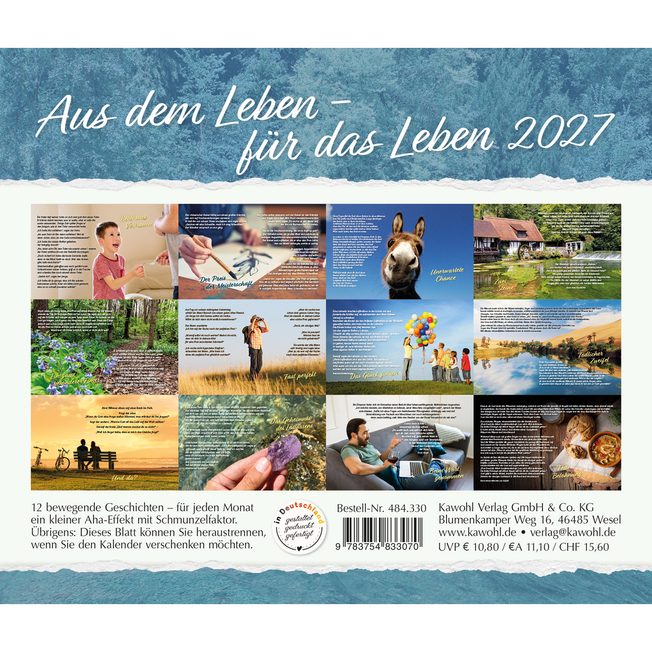 Postkartenkalender - Aus dem Leben - für das Leben 2027
