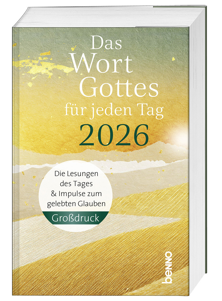 Buchkalender - Das Wort Gottes für jeden Tag 2026 - Großdruck - Buch Muster