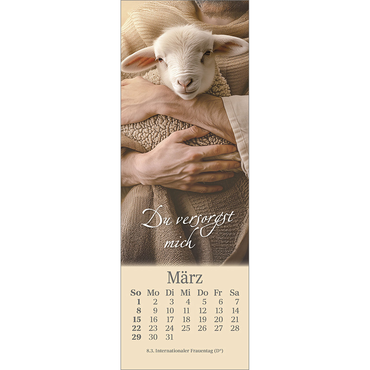 Lesezeichenkalender - Sei behütet jeden Tag 2026
