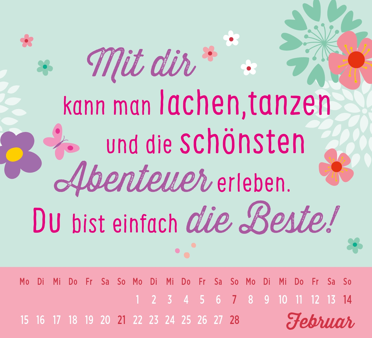 Aufstellkalender - Für eine tolle Freundin wie dich 2027