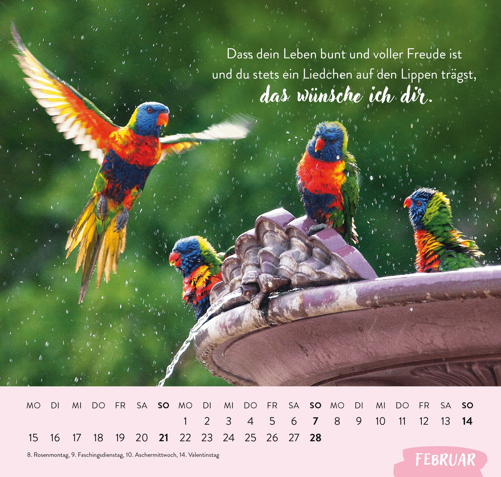 Wandkalender - Was ich dir von Herzen wünsche 2027