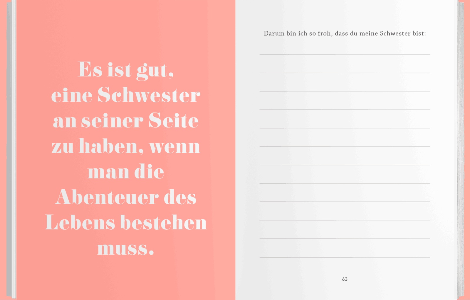 Buch - Für meine wunderbare Schwester