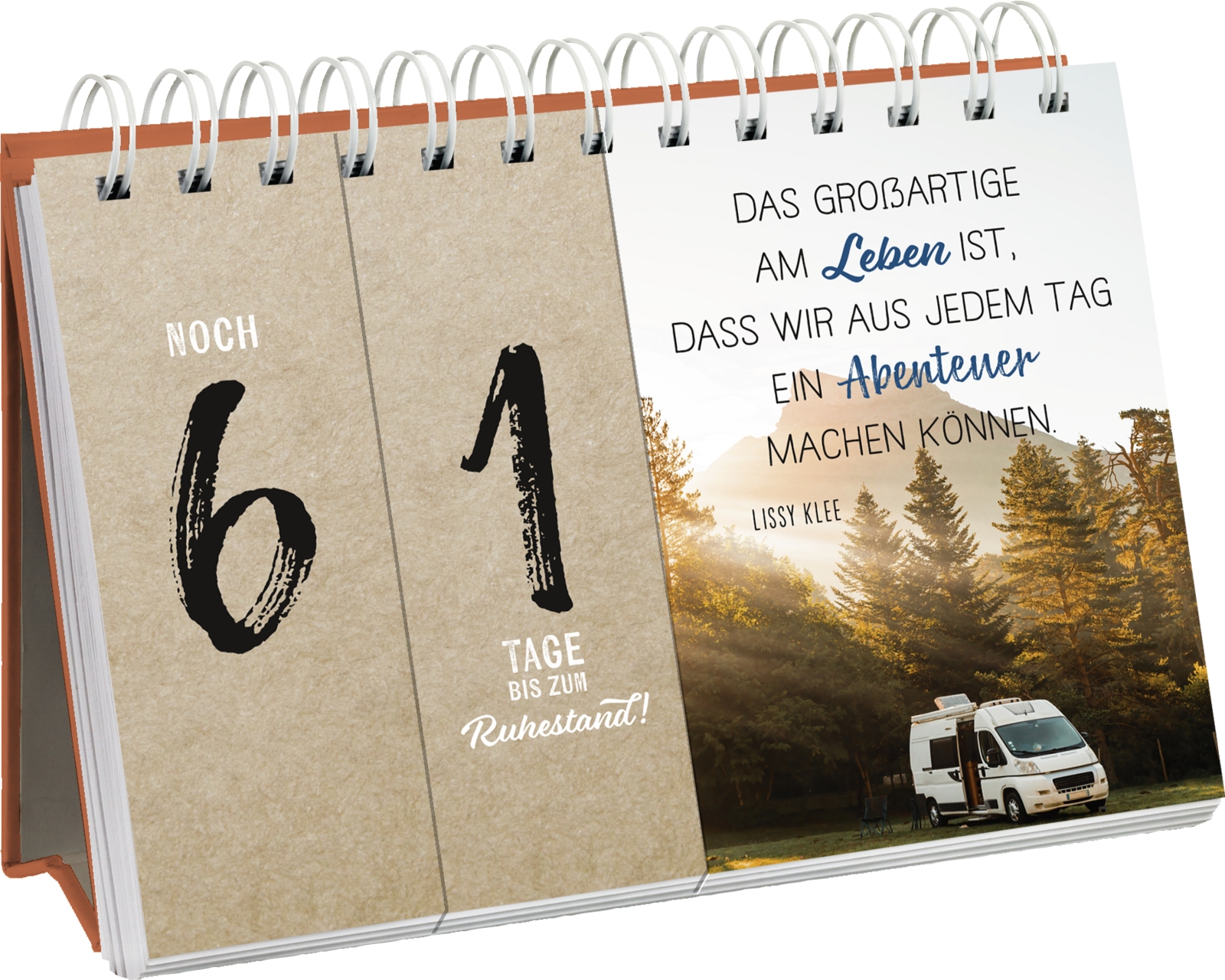 Aufstellbuch - Countdown zum Ruhestand