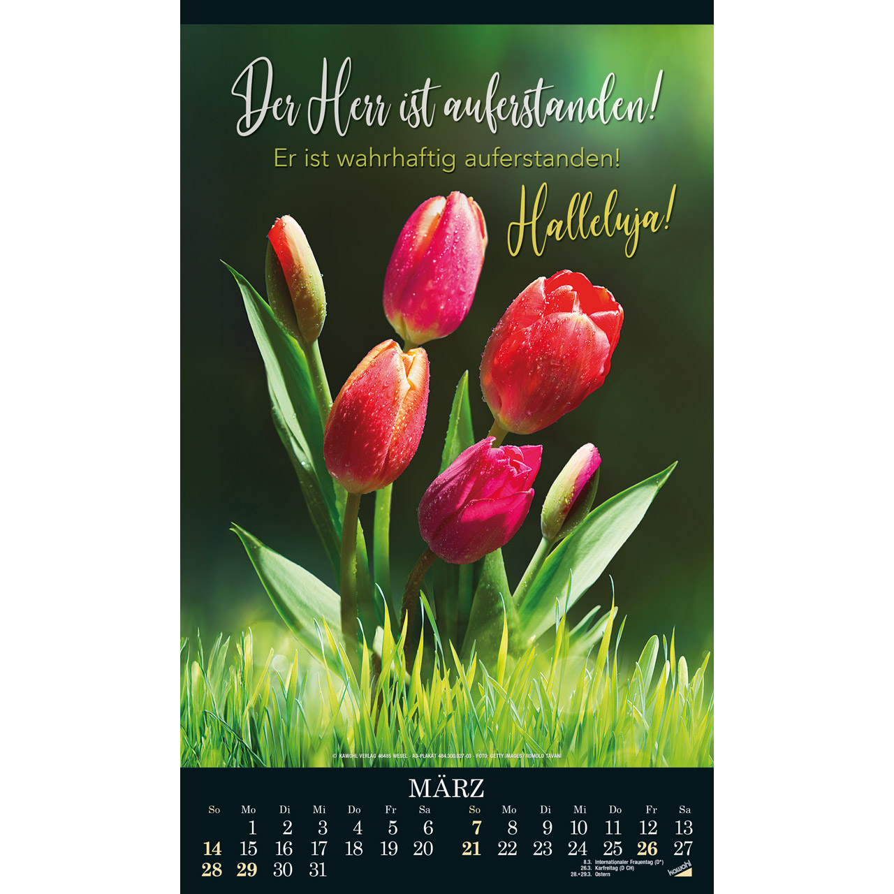 Posterkalender - Alles in uns schweige 2027