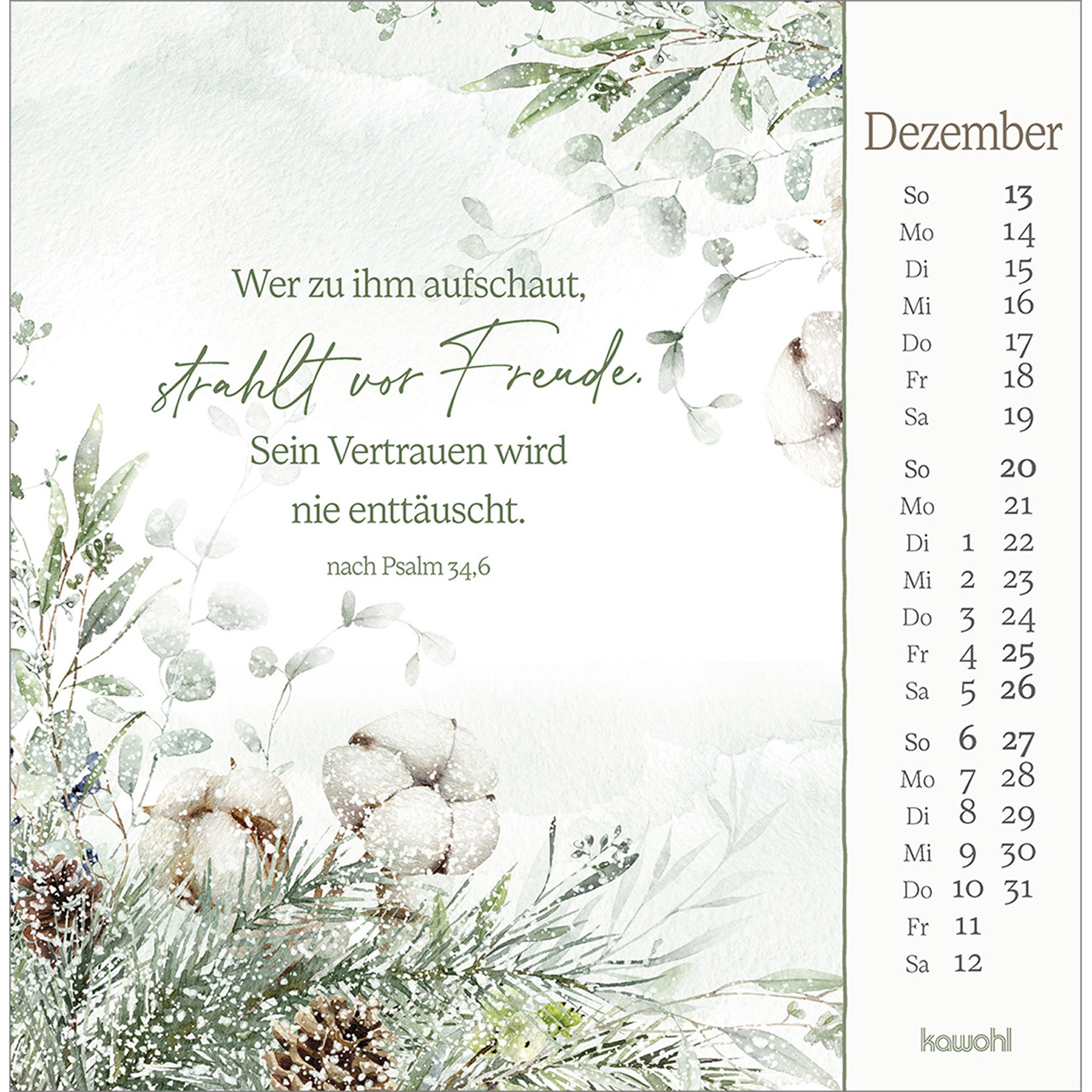 Postkartenkalender - Vor dich bring ich, was mich bewegt 2026