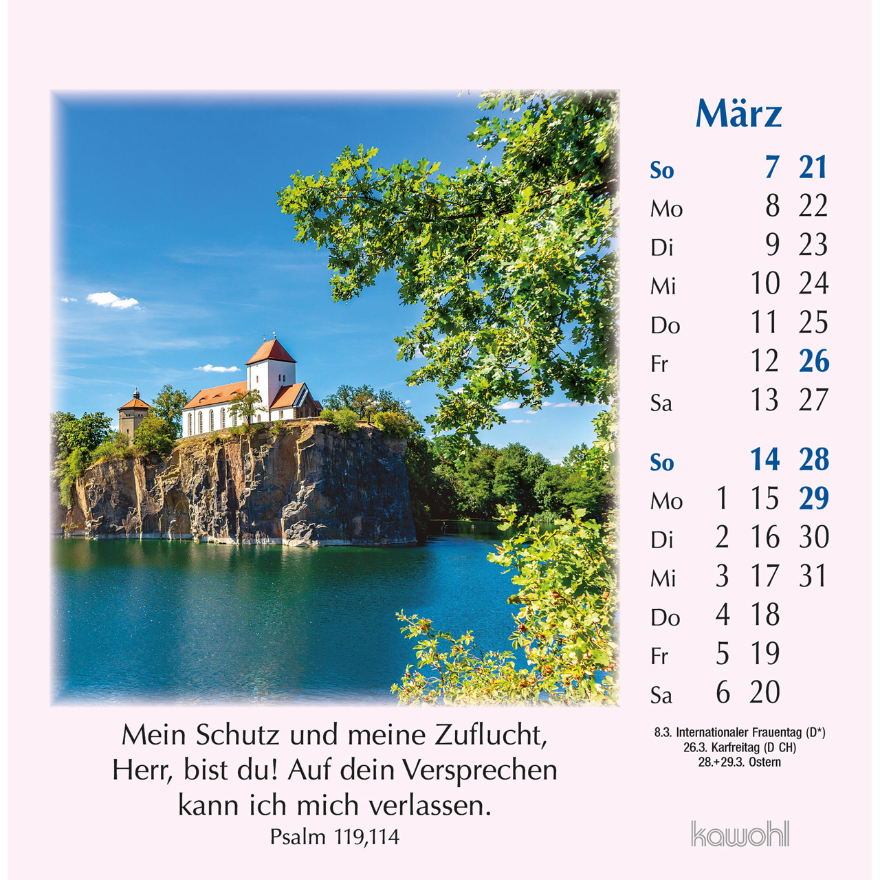 Postkartenkalender - Worte des Lebens 2027
