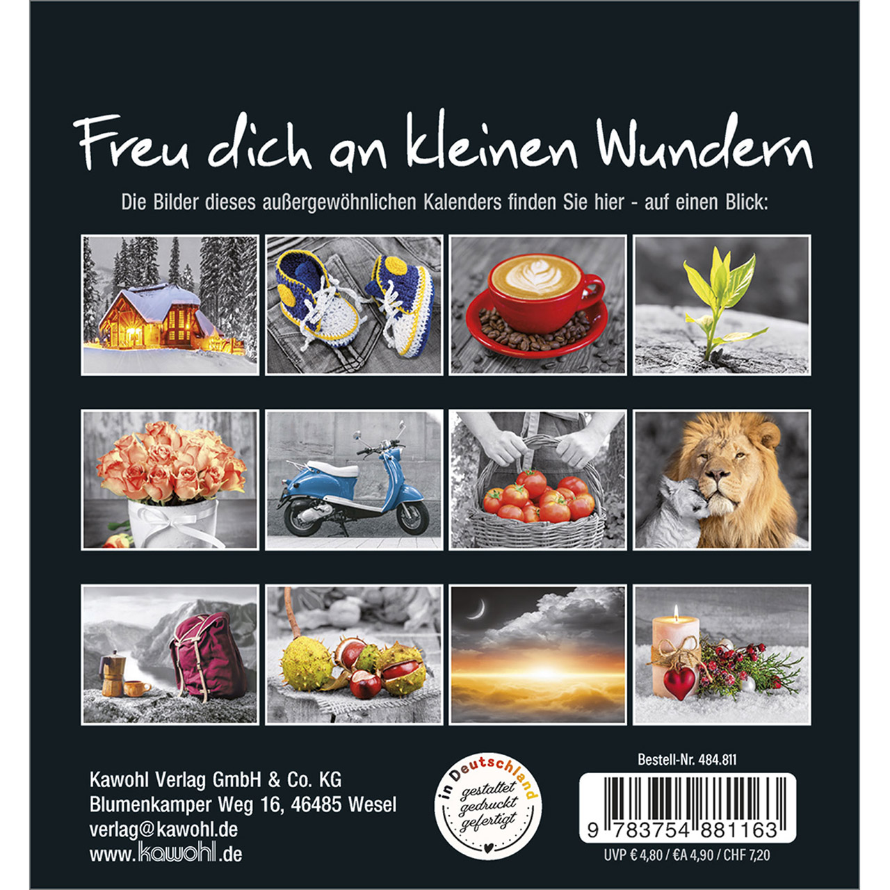Tischkalender - Freu dich an kleinen Wundern 2026