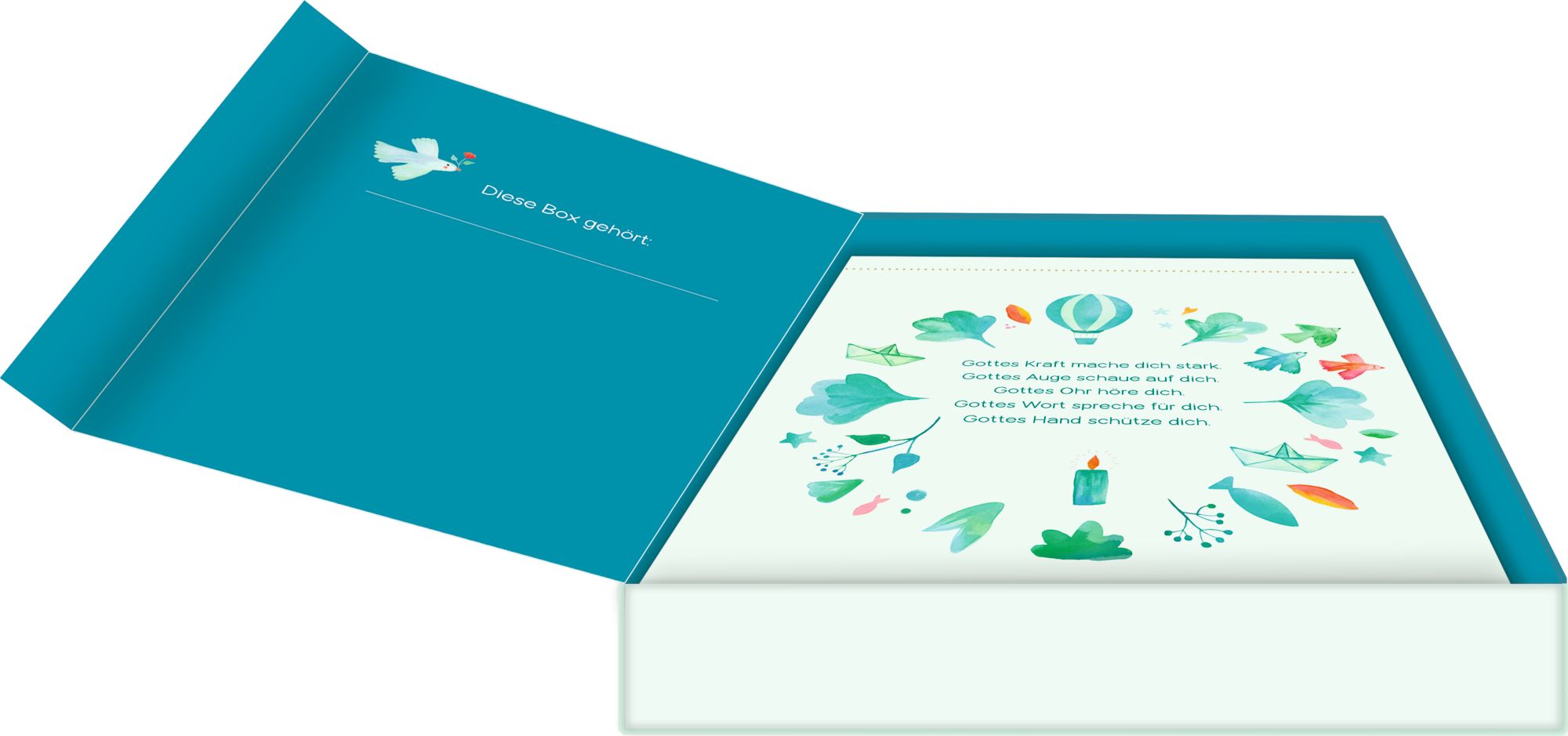 Karten-Box Papier - Meine Erstkommunion - Erinnerungsbox