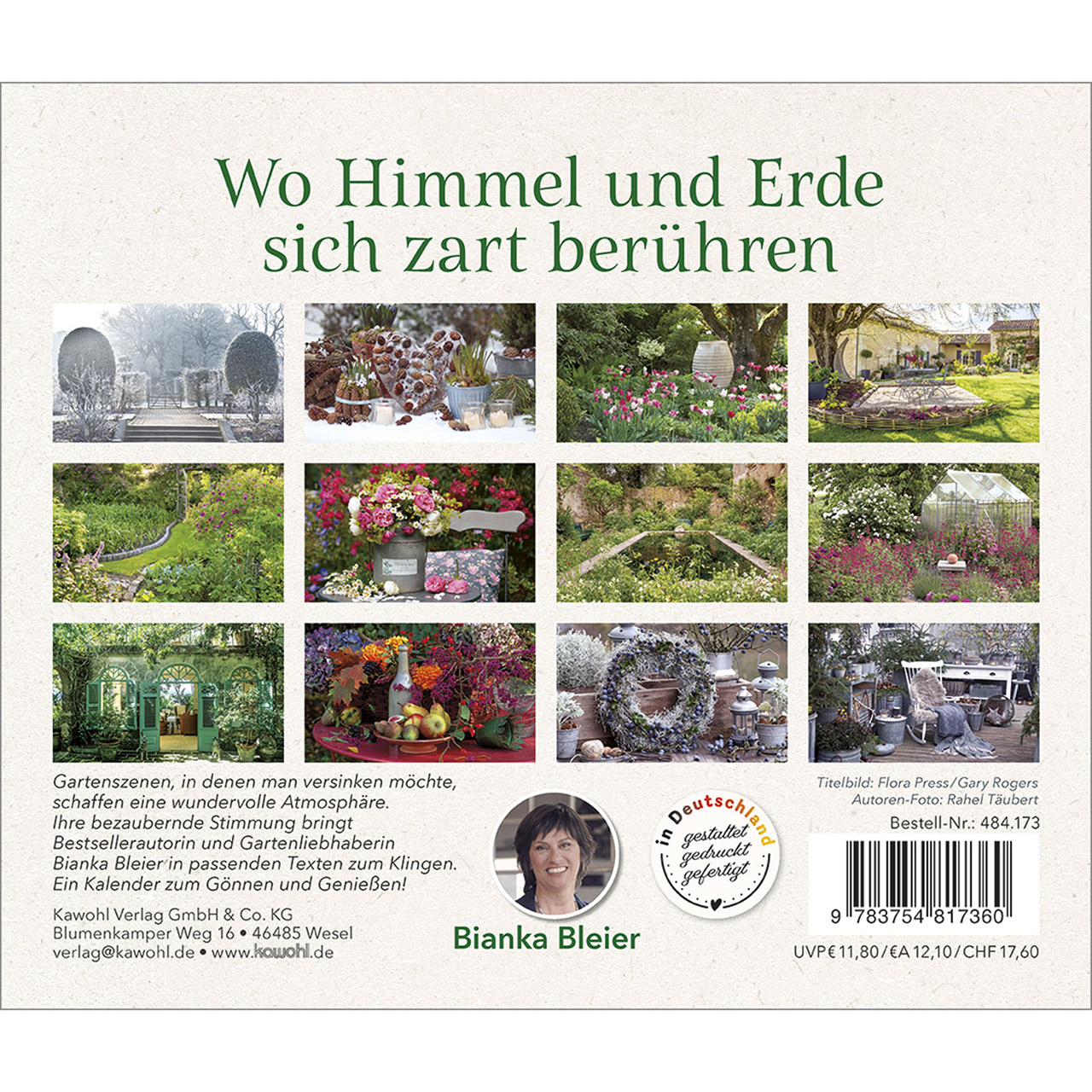 Postkartenkalender - Wo Himmel und Erde sich zart berühren 2026