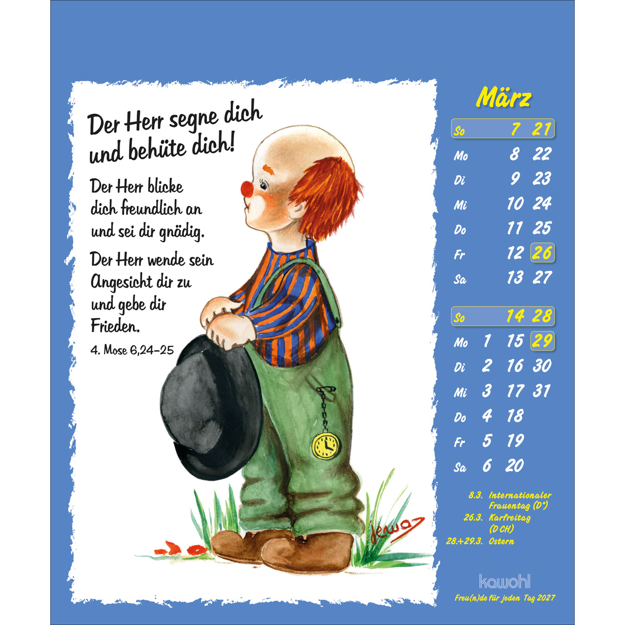 Postkartenkalender - Freu(n)de für jeden Tag 2027