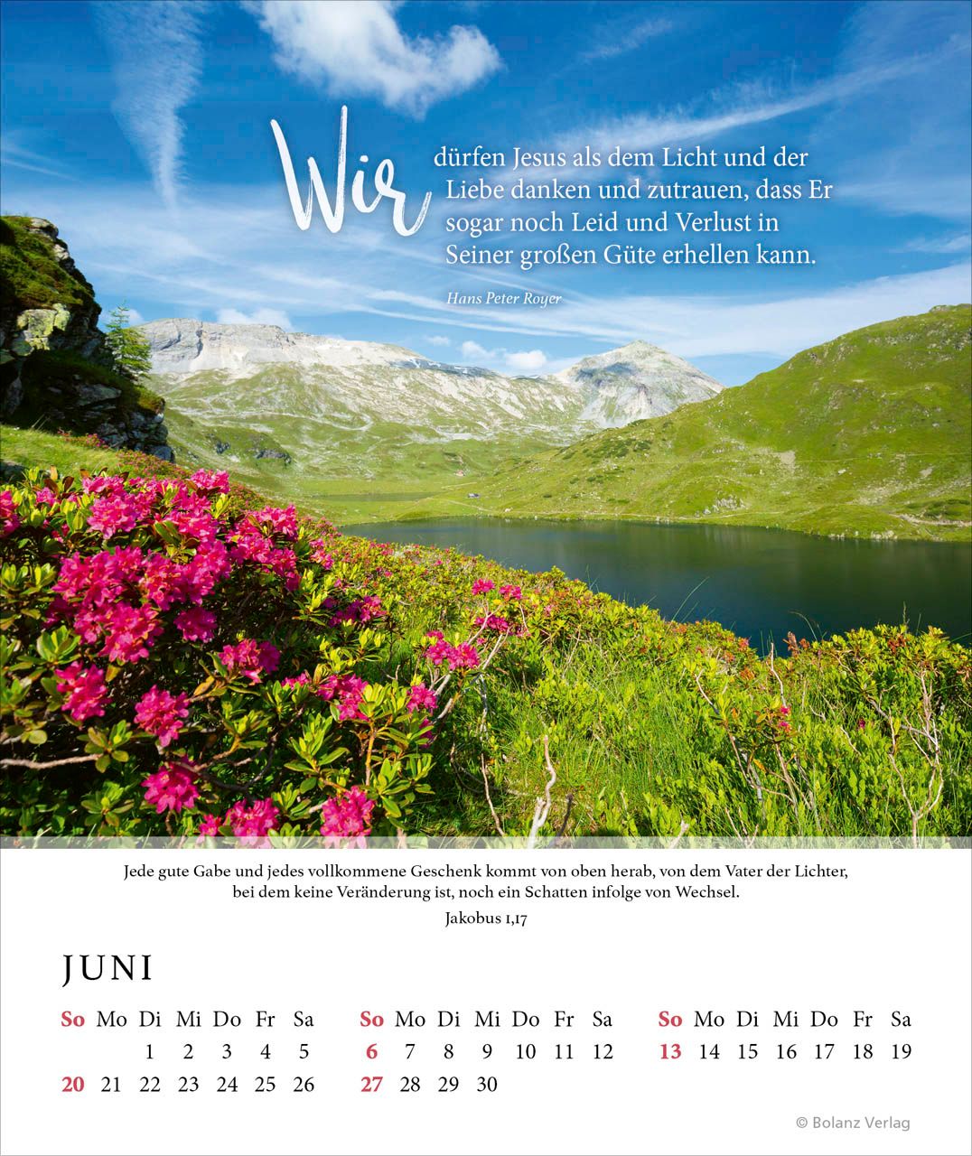 Tischkalender - Fels meiner Stärke 2027