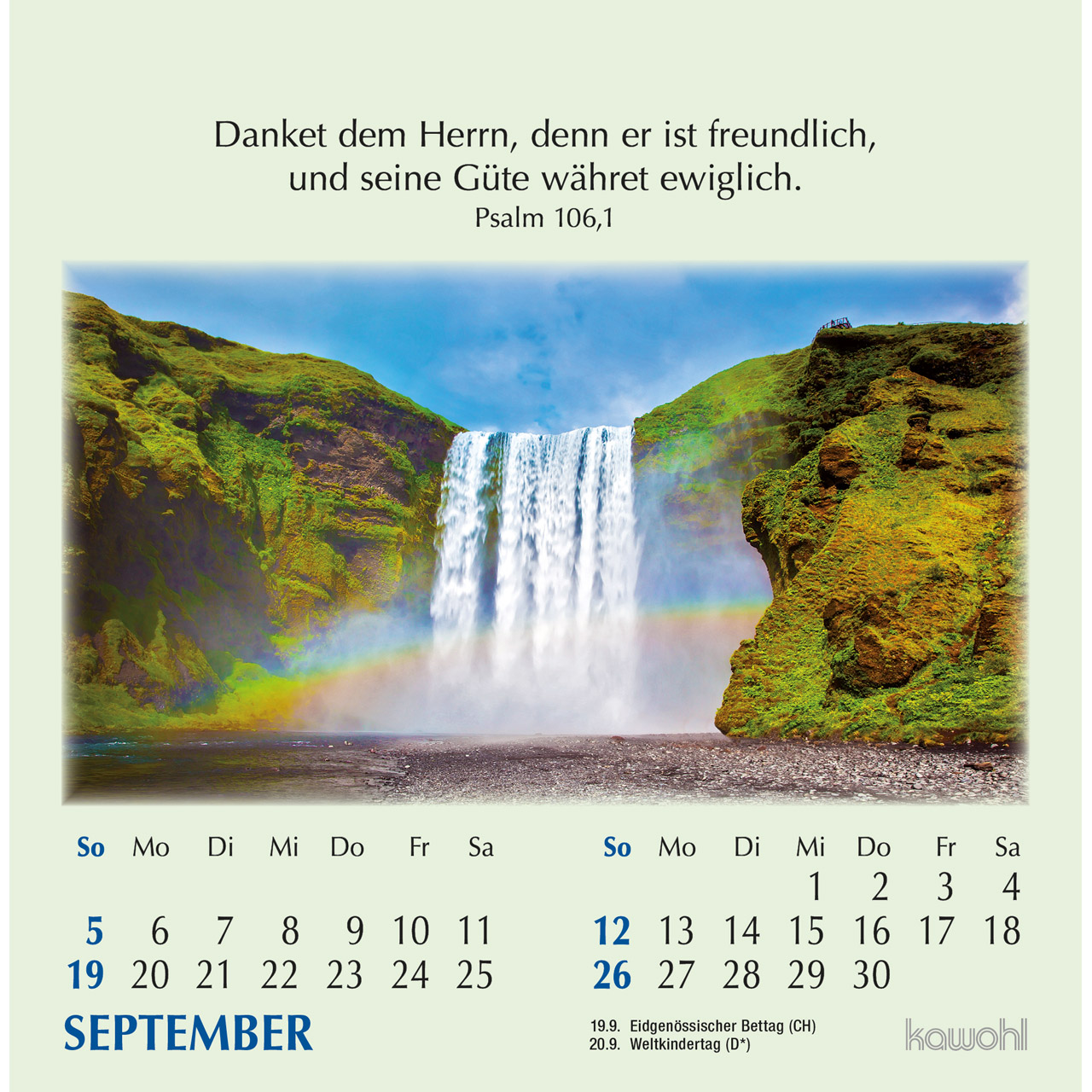 Postkartenkalender - Worte des Lebens 2027