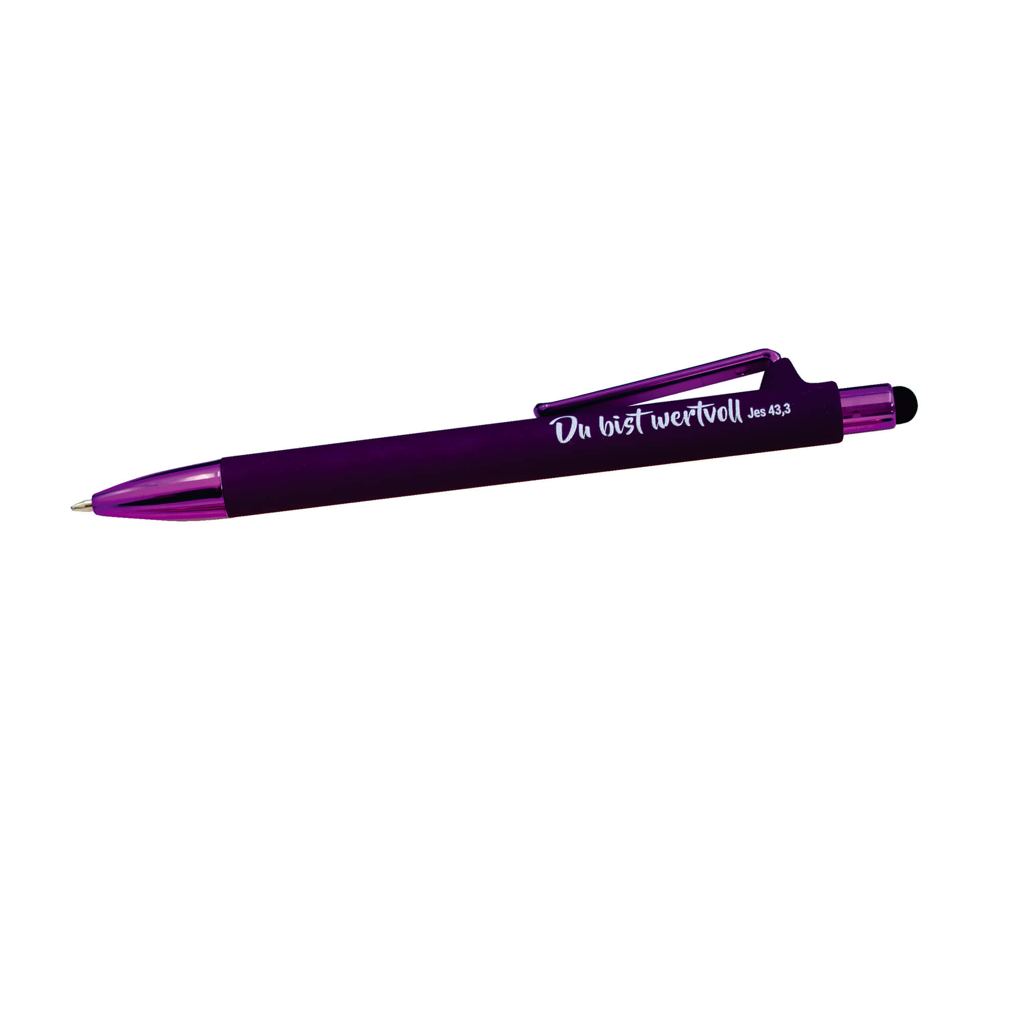 Kugelschreiber mit Touchpen, lila