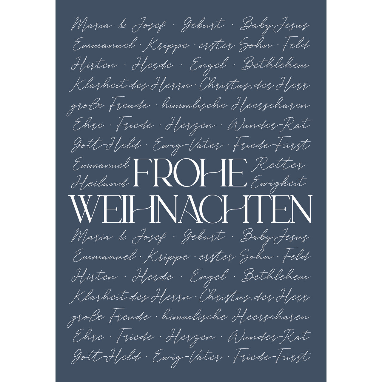 Postkarten - Frohe Weihnachten