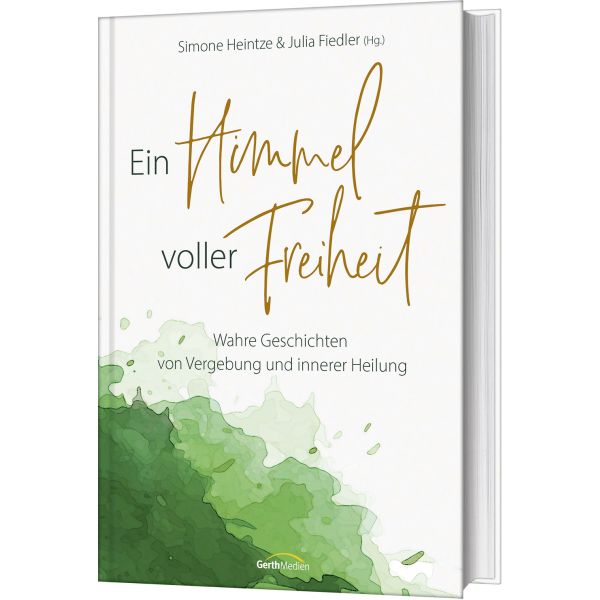 Ein Himmel voller Freiheit Buch - Ein Himmel voller Freiheit - Wasser Aquarell Grün Hell Dunkel Weiß