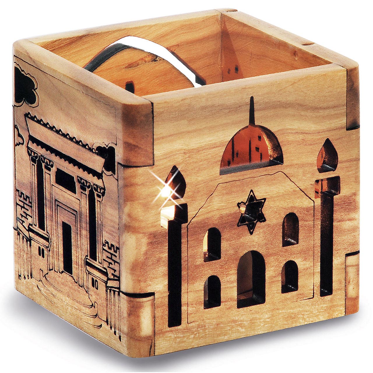 Teelichthalter: Jerusalem