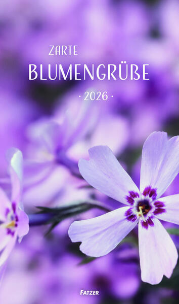 Zarte Blumengrüße - Posterkalender 2026