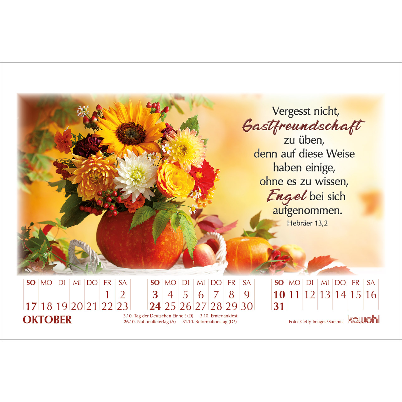 Aufstellkalender - In seinem Licht 2027