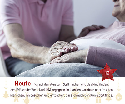 Aufstellbuch - Zünde dein Licht an - Krippe Kerze