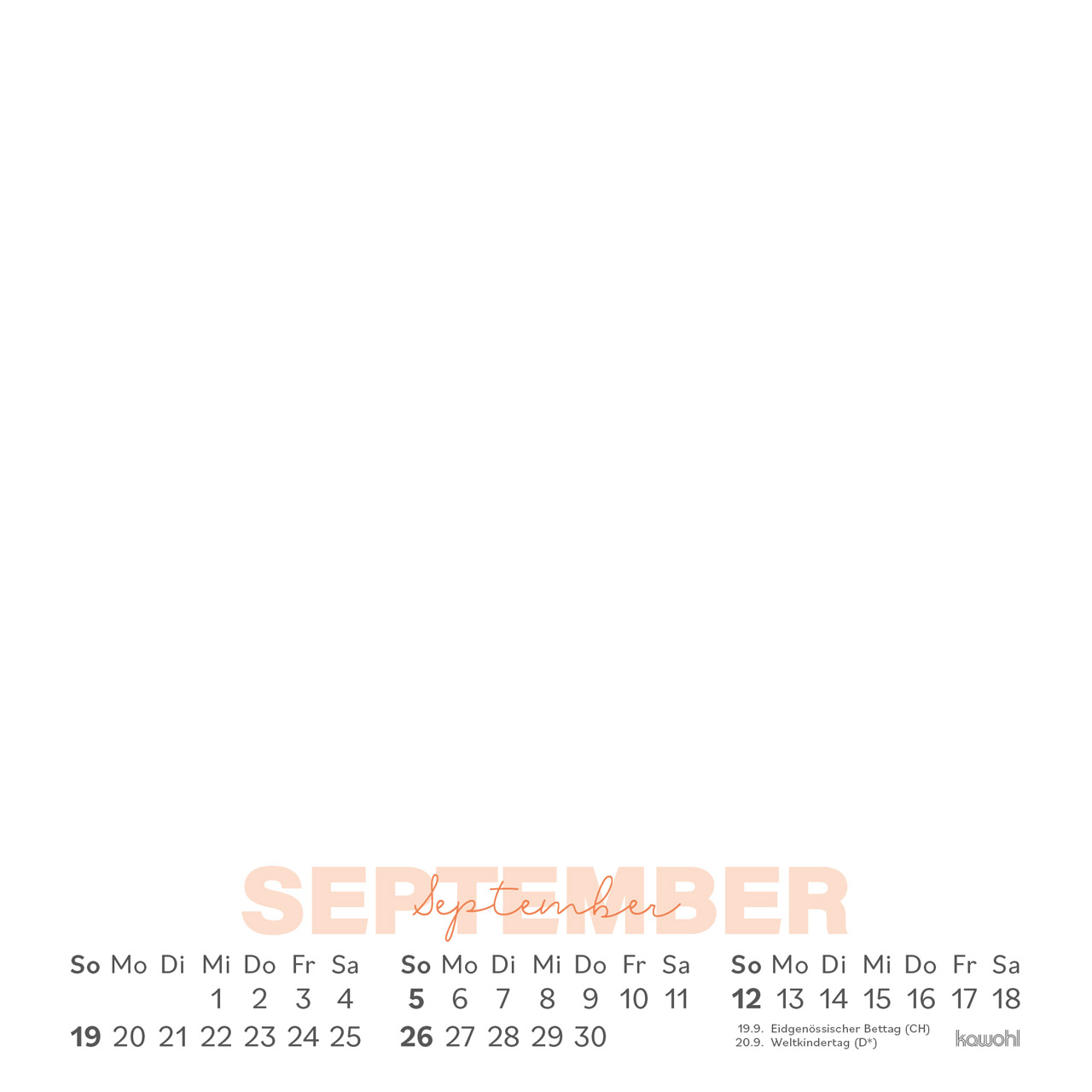 Postkartenkalender - Einblicke 2027
