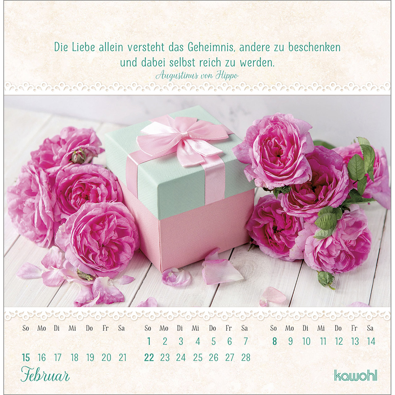 Postkartenkalender - Von Herzen gute Tage 2026