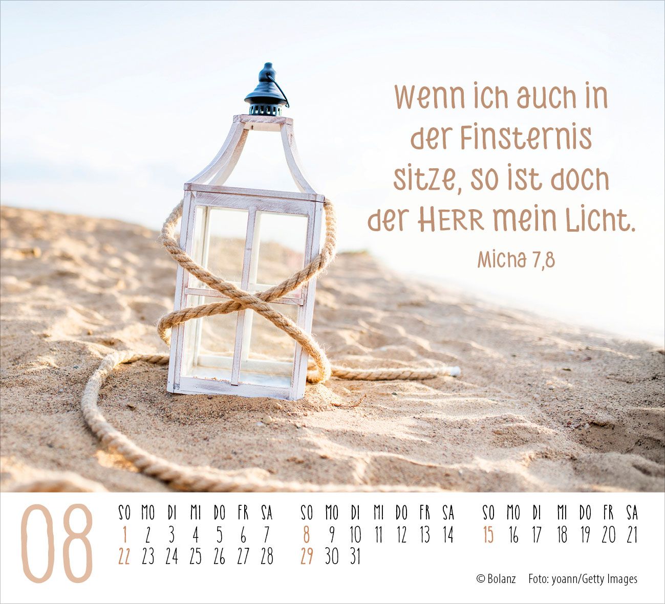 Aufstellkalender - Zeit für Meer 2027