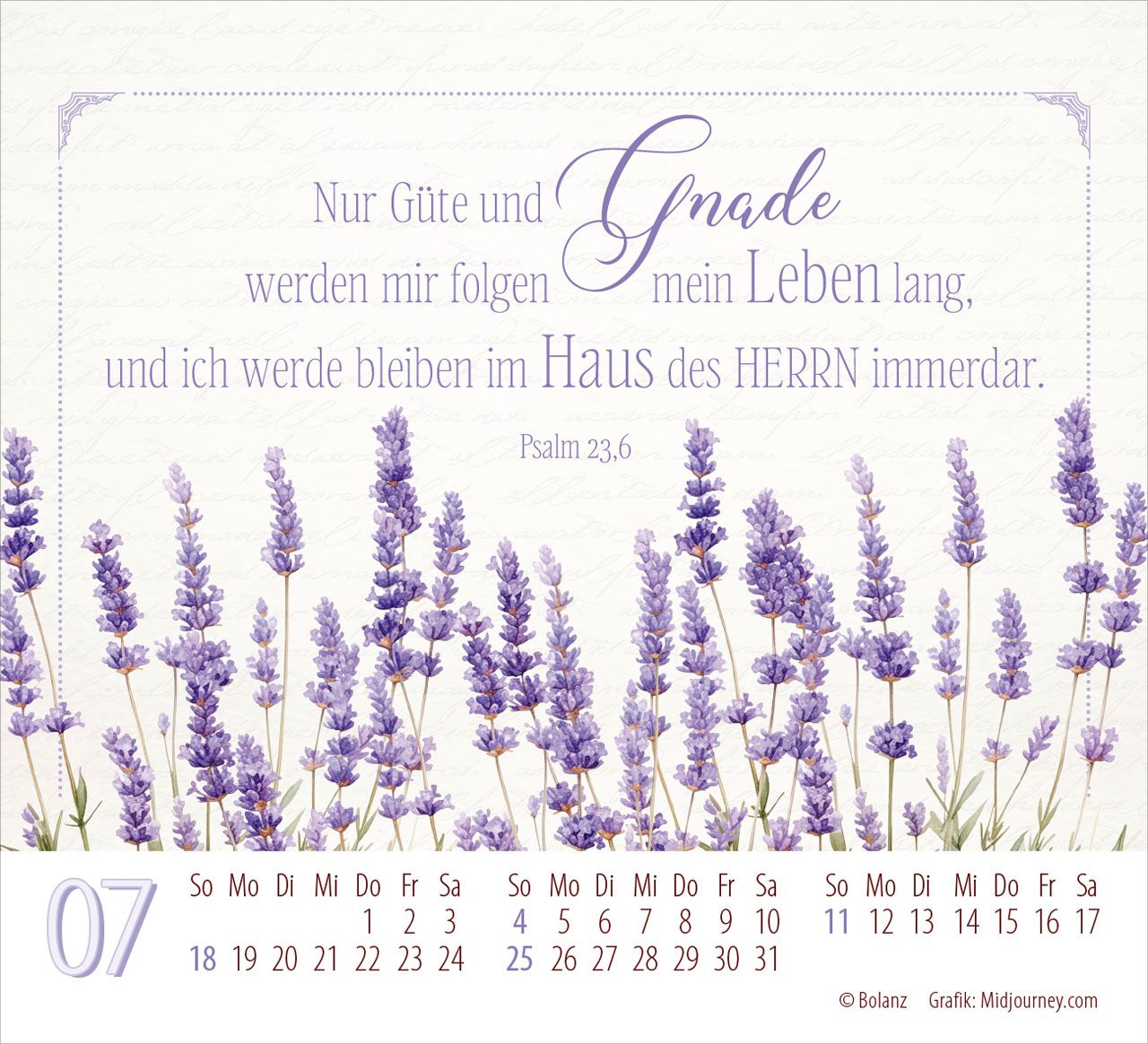 Aufstellkalender - Poesie guter Worte 2027 Minikalender