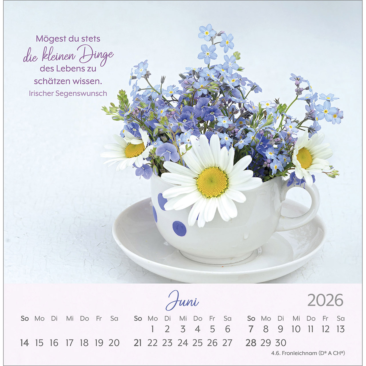 Postkartenkalender - Herzenswünsche 2026