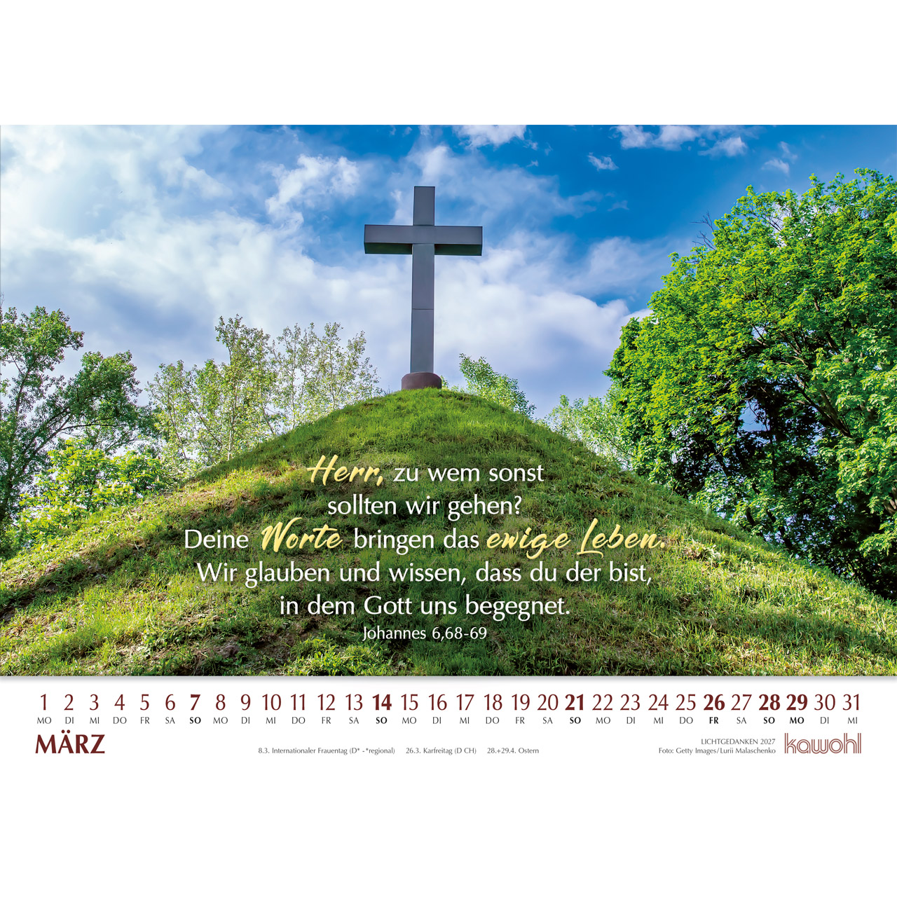 Wandkalender - Lichtgedanken 2027