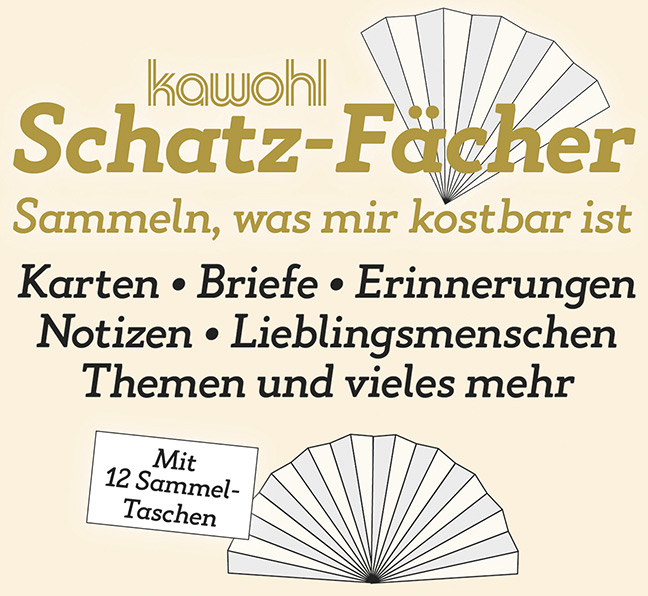 Sammel-Mappe - Lass dich beschenken vom Leben - Rose auf Notizblock