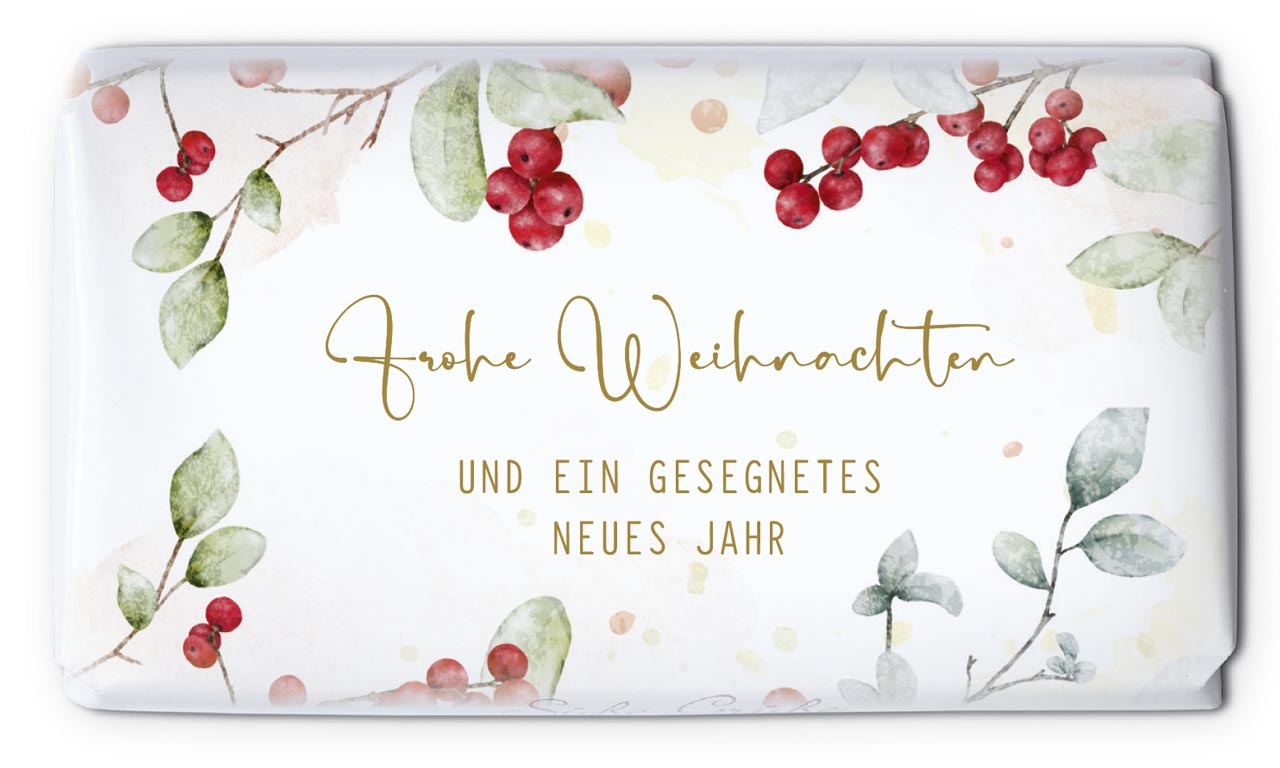 Schokolade - Schokolade 'Frohe Weihnachten' 40 g