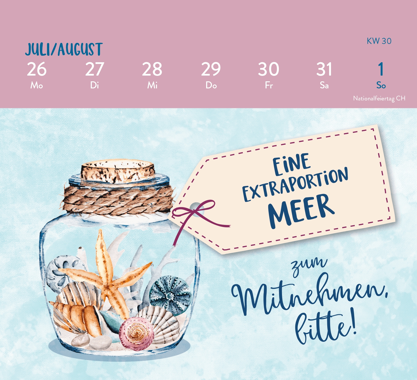 Aufstellkalender - MEER ist Balsam für die Seele 2027