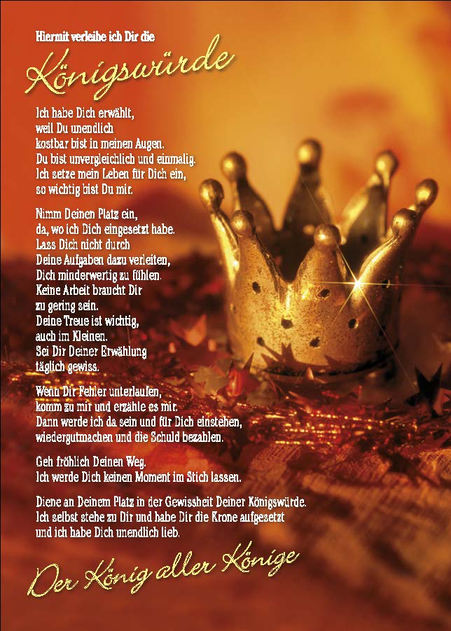 Hiermit verleihe ich dir