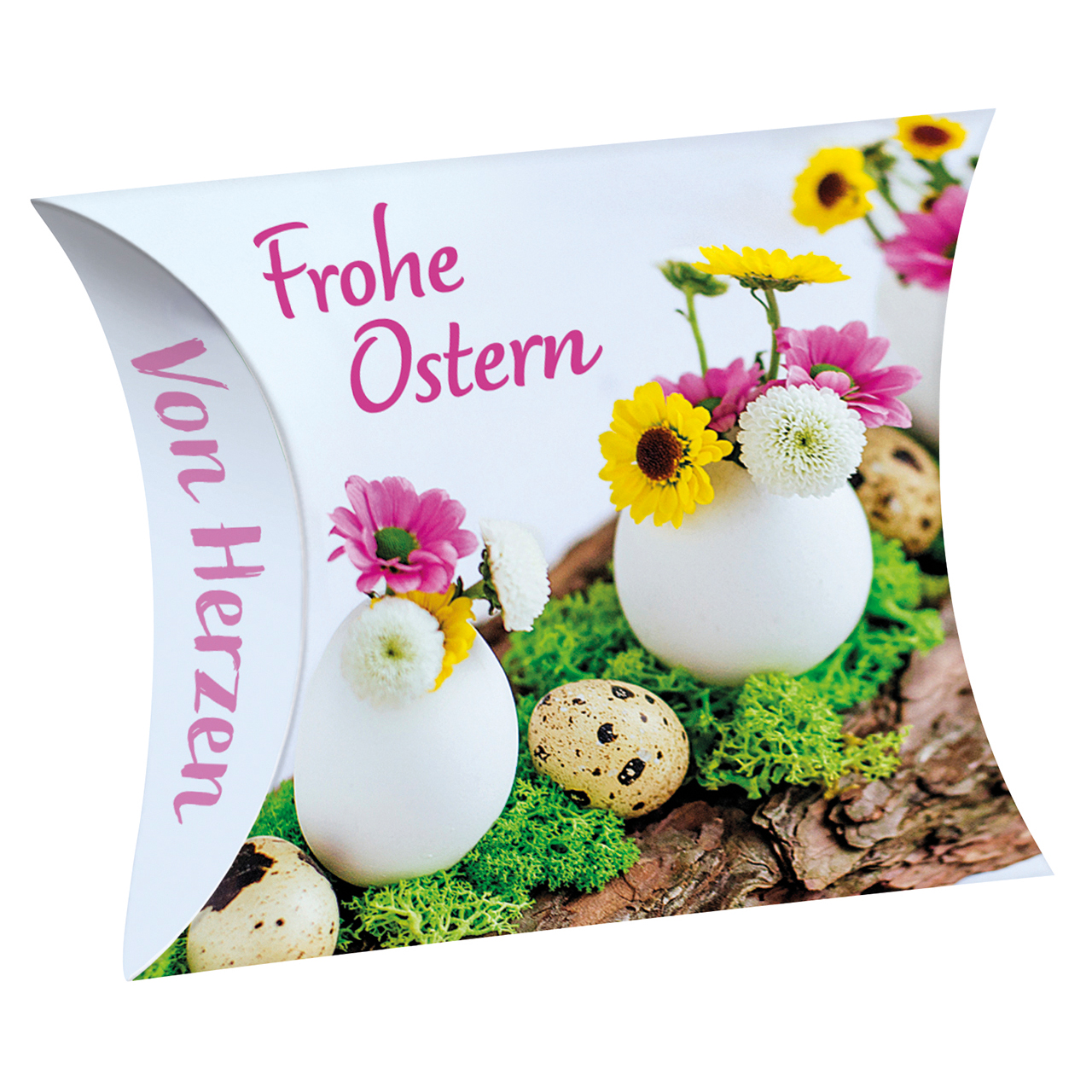 Seife - fest - Frohe Ostern - Deko Eier Blumen Moos
