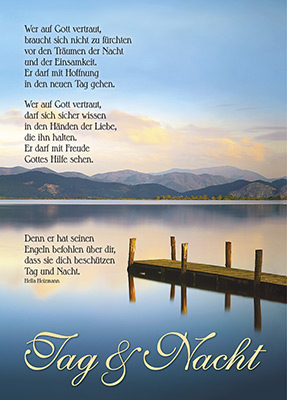 Poster - Wer auf Gott vertraut