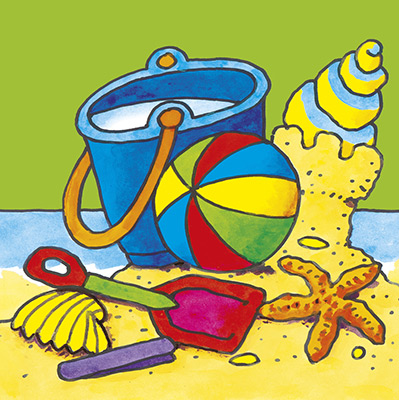 Badewannenbuch - Am Meer - Am Meer / Segelboot / Kind