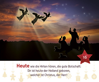 Aufstellbuch - Zünde dein Licht an - Krippe Kerze