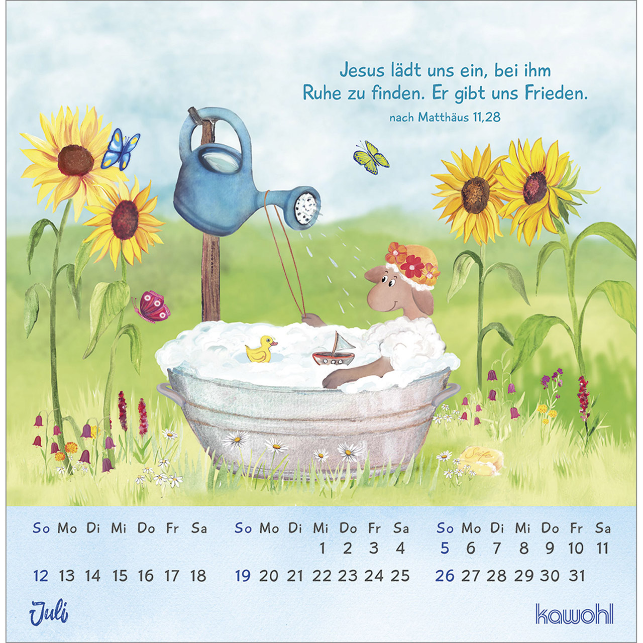 Postkartenkalender - Freu dich mit uns! 2026