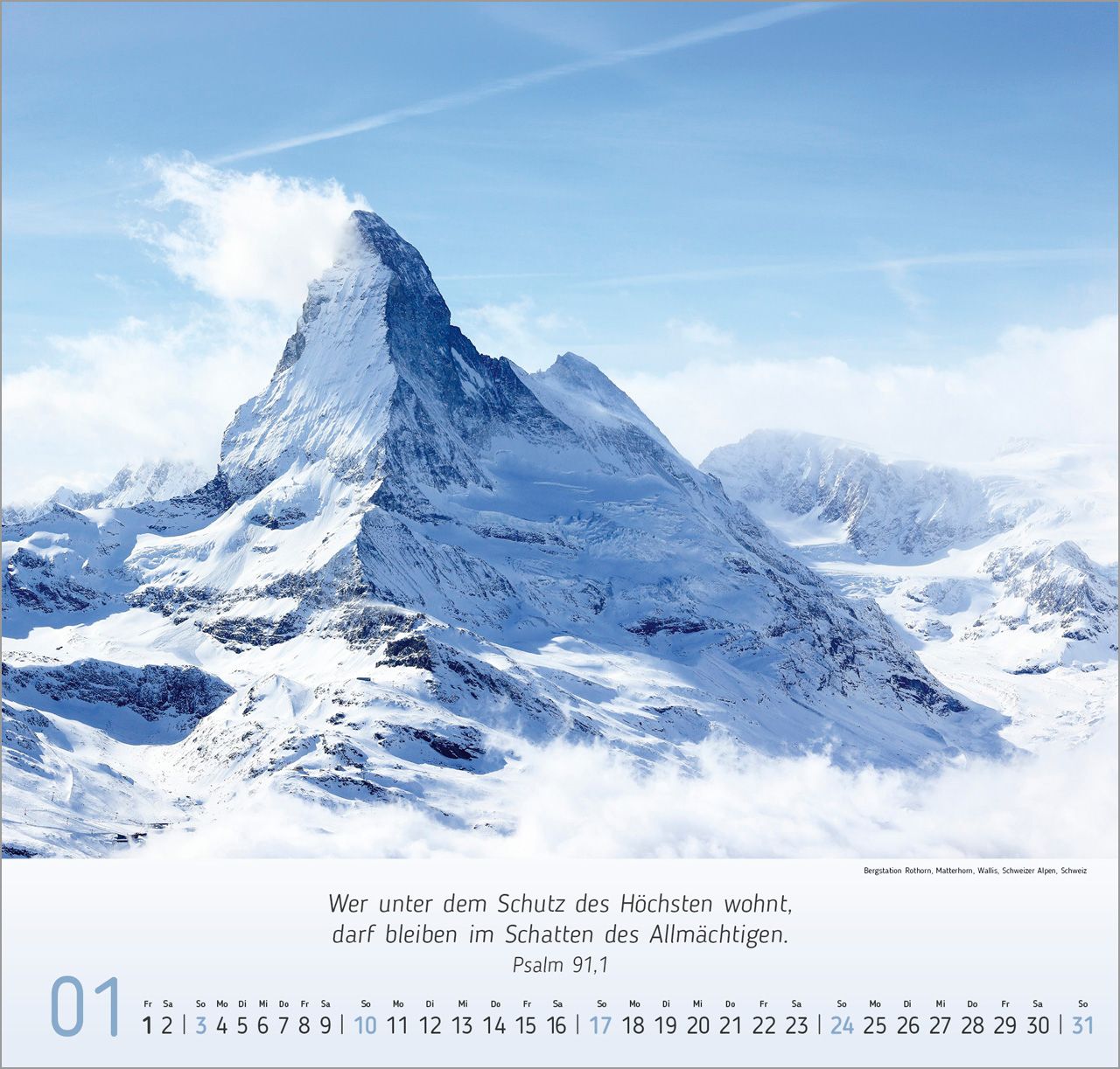 Wandkalender - Berg-Impressionen 2027 Wandkalender