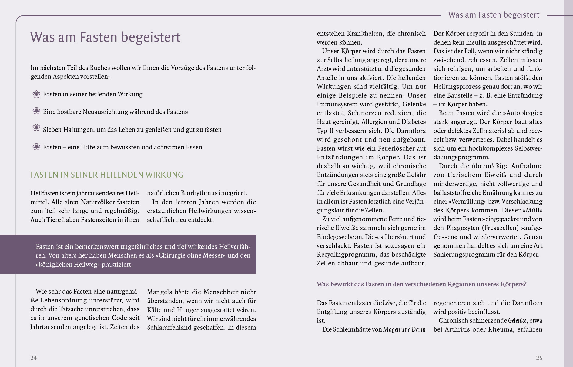 Buch - Einfach fasten - gesünder leben