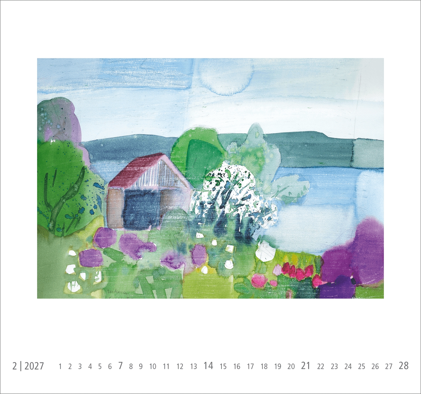 Postkartenkalender - Neue Horizonte 2027