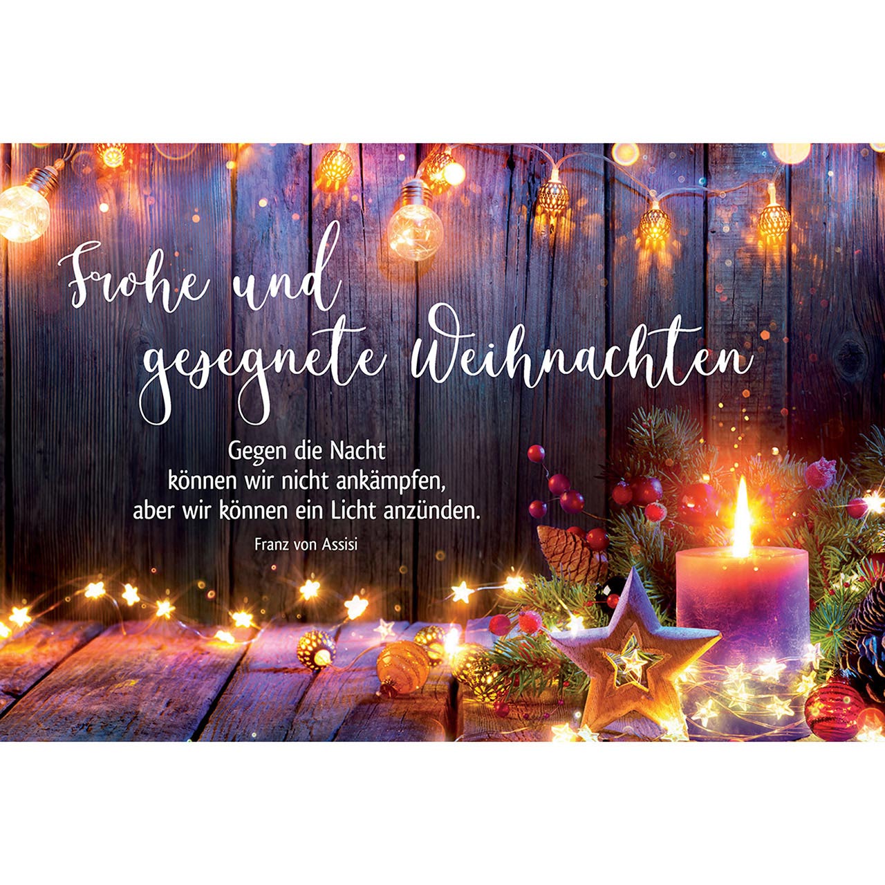 Frohe und gesegnete Weihnachten