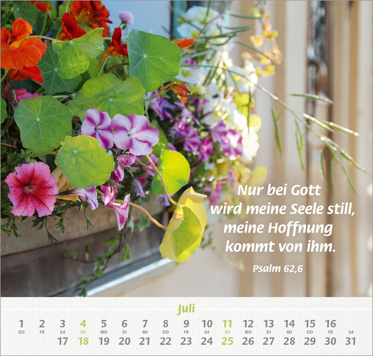 Wandkalender - Denn du bist bei mir 2027 Wandkalender