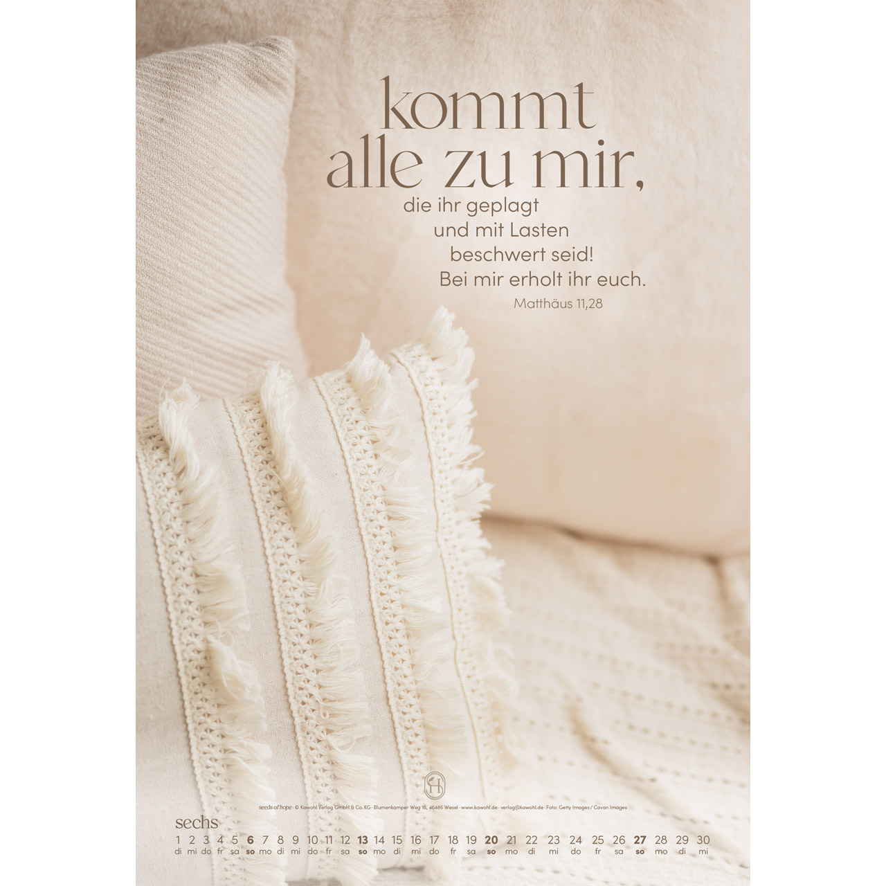 Wandkalender - Sein Wort. Dein Weg. 2027