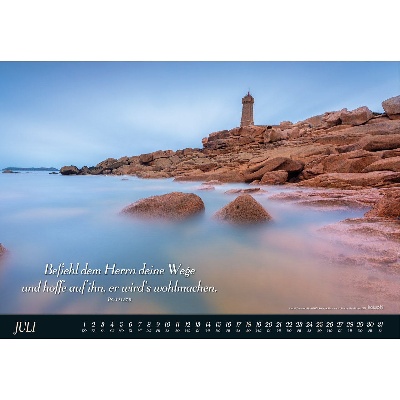 Wandkalender - Atem der Unendlichkeit 2027